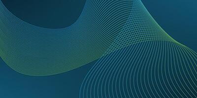 Abstract Dark Background with Green and Blue vector