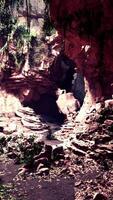 Exploring a Large Cave With a Small Stream video
