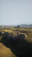 Field With Rocks and Distant Grass video