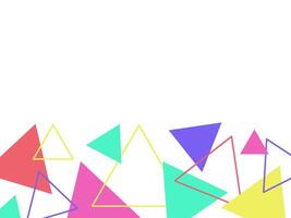 Abstract Geometric Triangle Corner Background vector