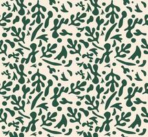 Design templates with hand drawn green abstract shapes background. vector