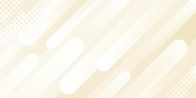 Beige abstract dynamic banner background with halftones. Gradient texture with smooth stripes. Modern template banner vector