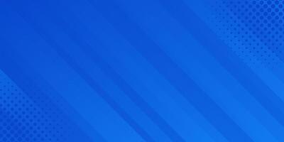 Blue abstract dynamic background with halftones. Gradient texture with smooth stripes vector