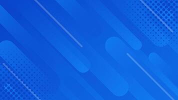 Abstract blue gradient dynamic background with halftones. Modern wallpapers vector