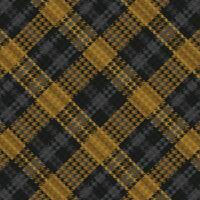 Tartan With Night Color Pattern. vector