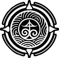 Ocean energy icon in glyph style vector