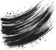 Bold black stroke artwork on a clean white surface vector