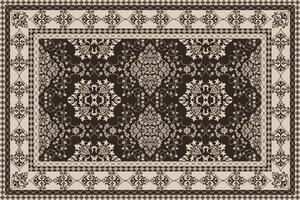 kalamkari digital print geometric dupatta vector