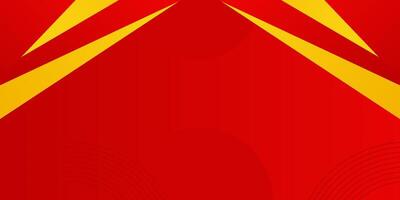 A red background with yellow abstract vector