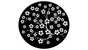 Free Decorative Floral Silhouettes for Any Project vector