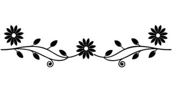 Free ornamental flower graphics for artistic projects. vector