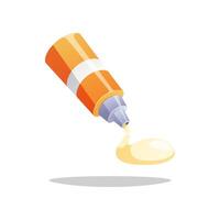 Glue bottle isolated on white background. vector