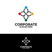 social people logo template vector