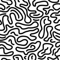 background seamless abstract pattern curved lines maze vector