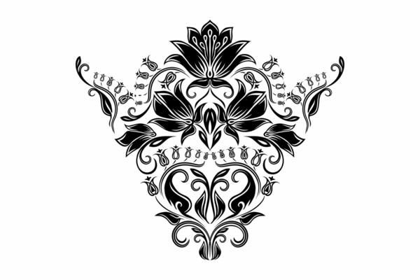 mandala pattern. Vintage ornament template. Can be used for background and wallpaper. Elegant and classic elements great for decoration with black color