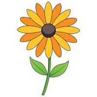 Unique Rudbeckia Flower Design for Branding and Marketing vector