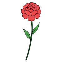Creative Carnation Flower Design for Crafting and DIY Projects vector