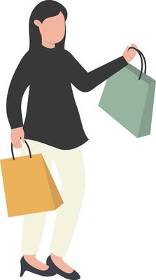 GIrl Shopping Carrying Bag