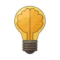 Illustration of Idea brainstorming vector