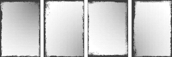 Abstract grunge textured banner collection, set of grunge banner, grunge frames, Overlay texture set, old, vintage, banner collection, Different types of texture Background, brush, rough, paint vector