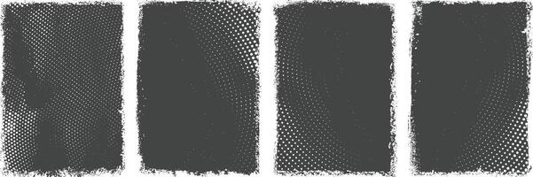 Abstract grunge textured banner collection, grunge frames, set of grunge banner, Overlay texture set, old, rough, paint, Different types of texture Background, damaged, brush, vintage vector