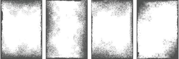 Abstract grunge textured banner collection, grunge frames, set of grunge banner, Overlay texture set, old, vintage, banner collection, Different types of texture Background, brush, rough, damaged vector
