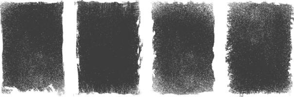Abstract grunge textured banner collection, abstract, paint, Overlay texture set, damaged, old, brush, rough, vintage, banner collection, Different types of texture Background vector