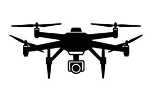 Drone silhouette design illustration vector