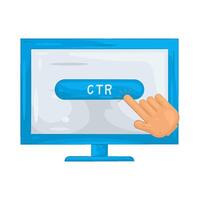 Illustration of Click-through rate vector