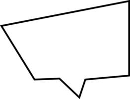 Creative Comic Dialogue Element for Engaging Conversation. Versatile Blank Speech Bubble for Cartoon Messaging. illustration vector