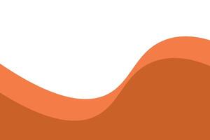 orange wave with a white background vector