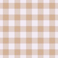 Tidy fabric check textile, tracery tartan texture seamless. Apparel pattern plaid background in white and light colors. vector