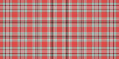 Kilt plaid texture, elementary textile tartan fabric. Dogtooth seamless check background pattern in red and pastel colors. vector