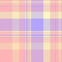 Messy pattern texture tartan, windowpane seamless fabric. Korean background textile plaid check in light and indigo colors. vector