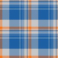 Ethnicity background check, fashion textile seamless fabric. Trim texture plaid tartan pattern in cyan and white colors. vector