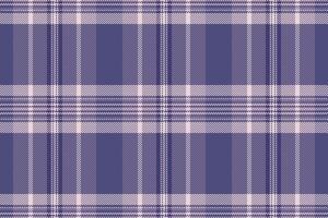 Cutout texture seamless plaid, foot textile fabric pattern. Serene tartan check background in indigo and pastel colors. vector
