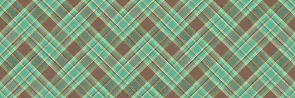 Packaging textile check, commerce tartan fabric seamless. Club pattern plaid background texture in orange and mint colors. vector
