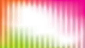 Abstract colorful gradient background with orange, green, pink and white color and straight lines pattern. illustration. vector