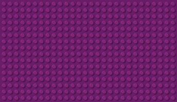 Purple Plastic Toy Baseplate Background With Grid of Circular Studs, Wide Banner 16x9 Backdrop vector