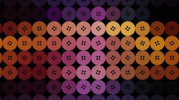 a colorful background with many buttons video