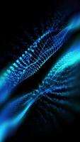 An illusory background of virtual blue waves, smoothly flowing into each other, opens up new horizons for creative imagination. video