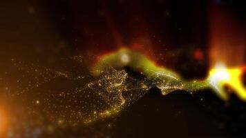 Illusory waves change the perspective in space, sometimes blurring in space, sometimes gaining clarity and precision. video