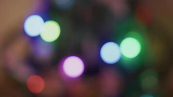 Experience Colorful Bokeh Lights that Create a Wonderful and Festive Atmosphere for All video