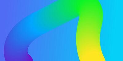 Abstract Background with Color Lines. Swirl Elements with Gradients. wave fun bg vector