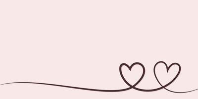 Minimalist happy valentine day background vector