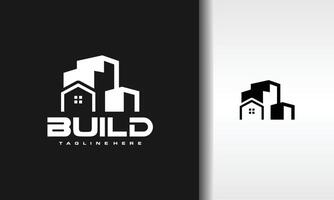 home city build logo vector