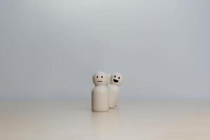 The happy emoticon represents the concept of positive feedback and customer satisfaction photo