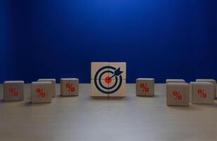 Financial goals, interest rate increases, profits, benefits photo