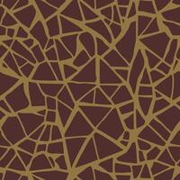 Texture terrazzo floor, abstract brown seamless crack pattern. Marble tile surface area. Stone mosaic background vector
