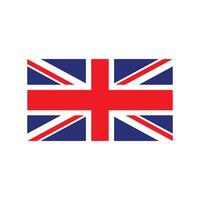 The British flag. Flag icon. Standard color. Standard size. A rectangular flag. Computer illustration. Digital illustration. illustration vector